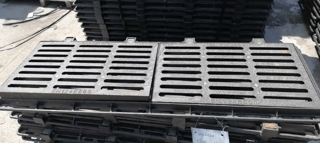 华安球墨铸铁连体双篦展示